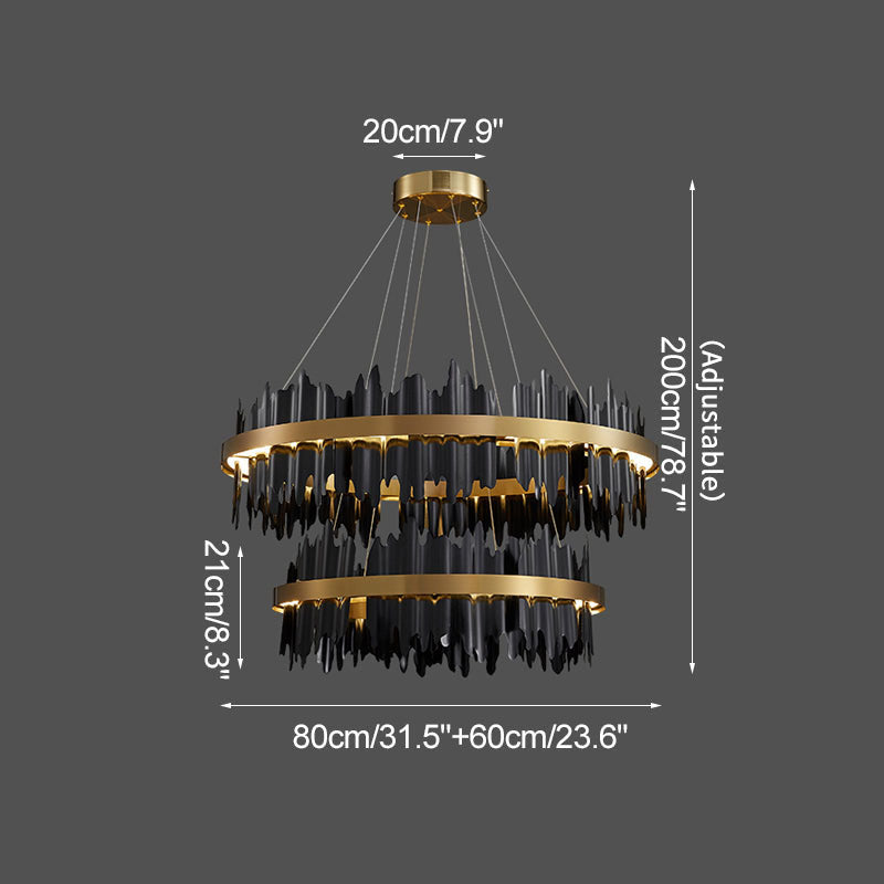flairel Modern Creative Round Chandelier