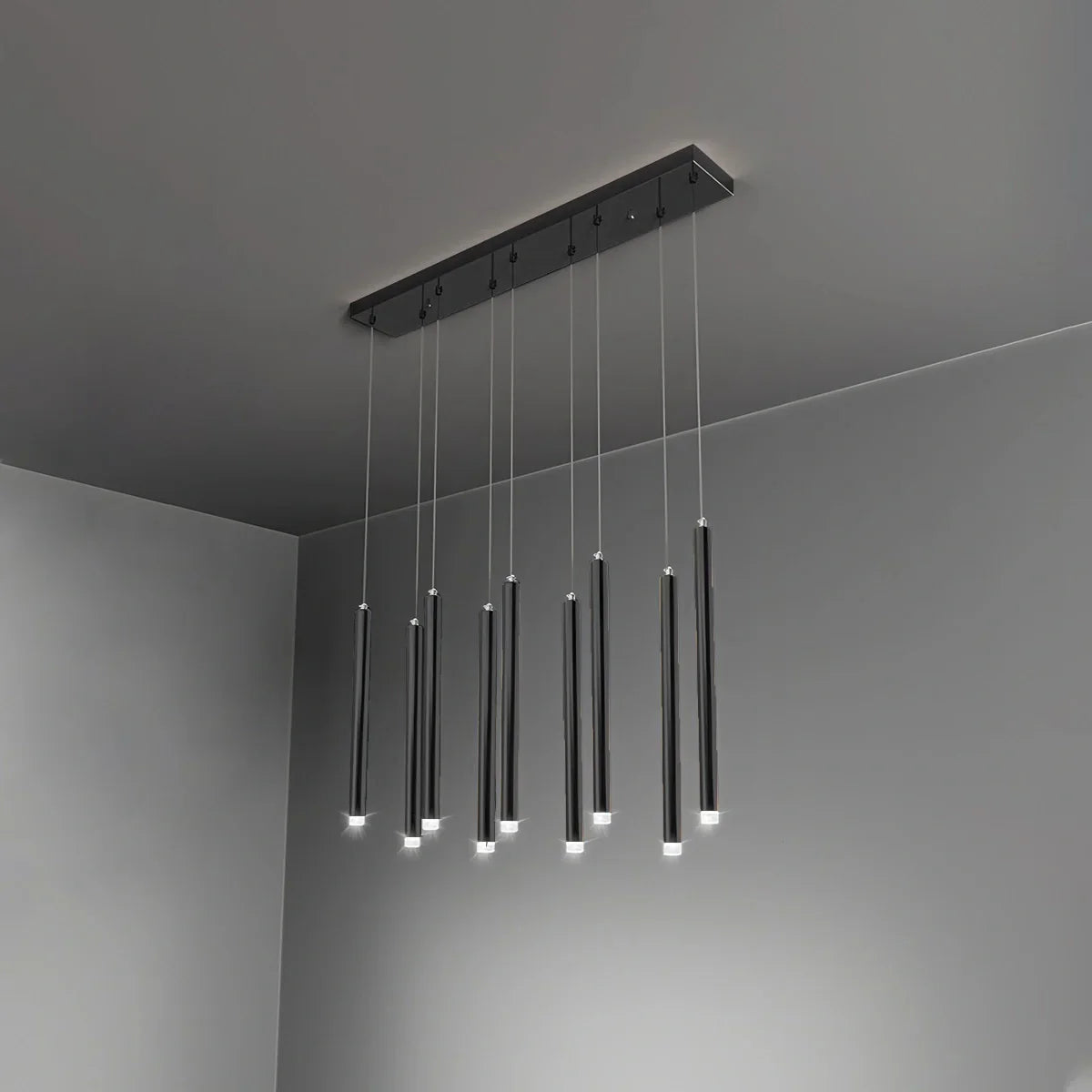flairel Modern Luxury Large Long Cylindrical Chandelier