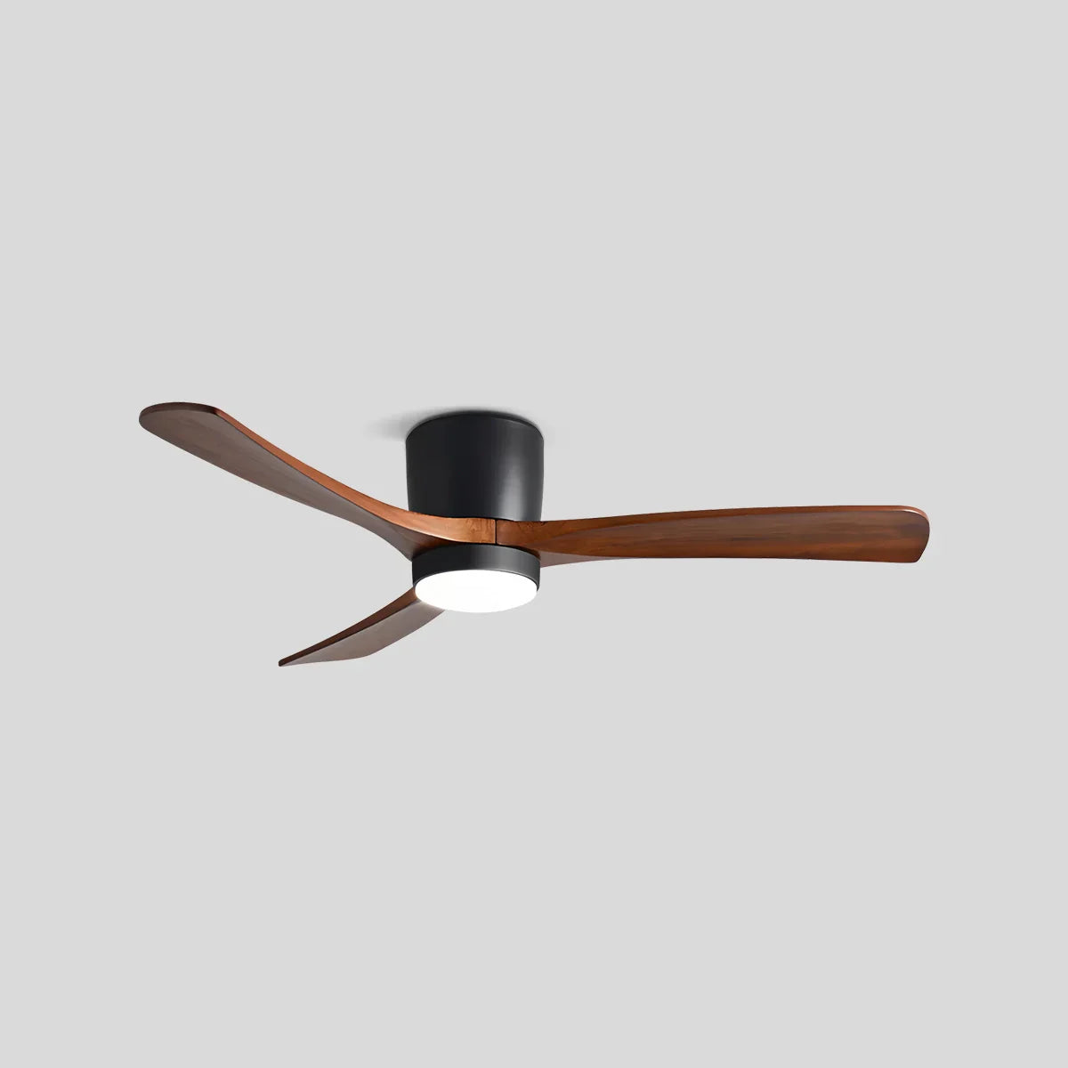 flairel Large Low Profile Ceiling Fan with Light