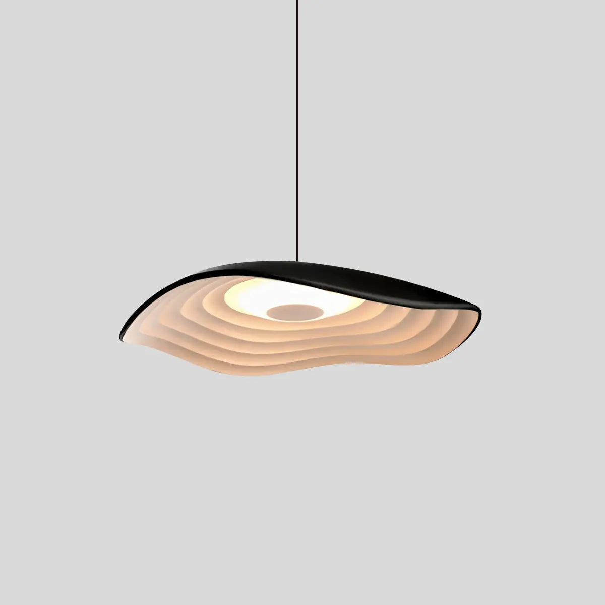 flairel Nordic Creative Ripple Pendant Light for Dining Room