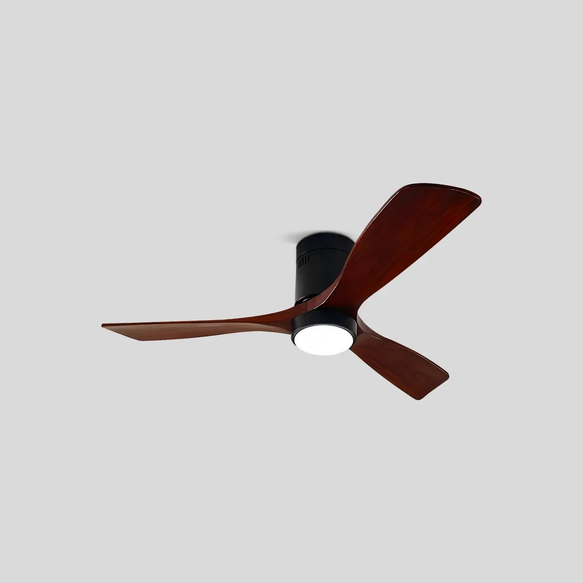 flairel Mid-century Modern Hugger Ceiling Fan Lamp