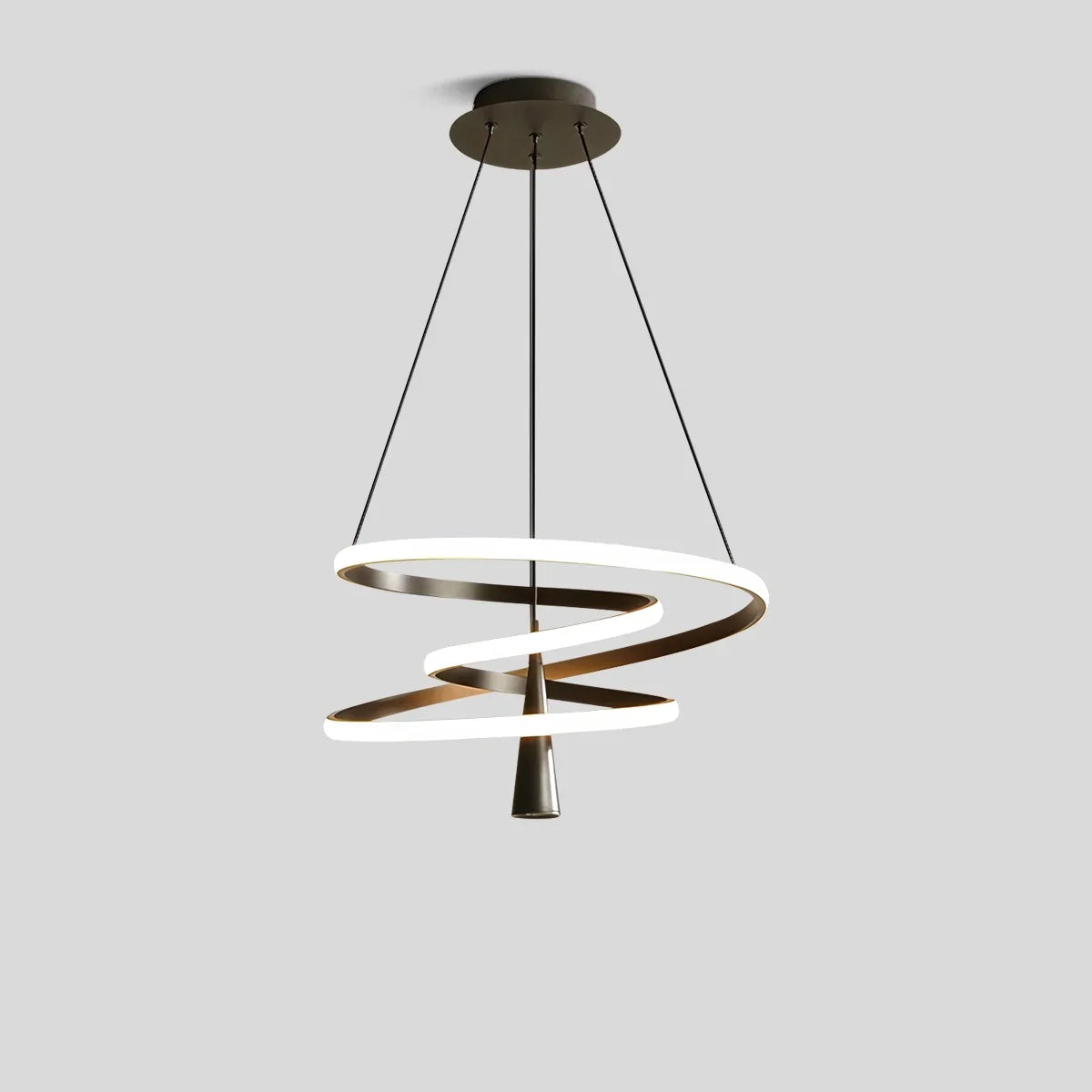 flairel Acrylic Ring Spotlight Chandelier
