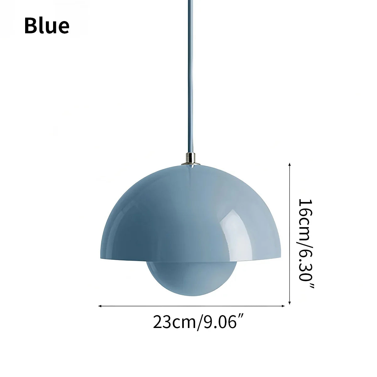 flairel Nordic Colorful Flower Bud Pendant Light