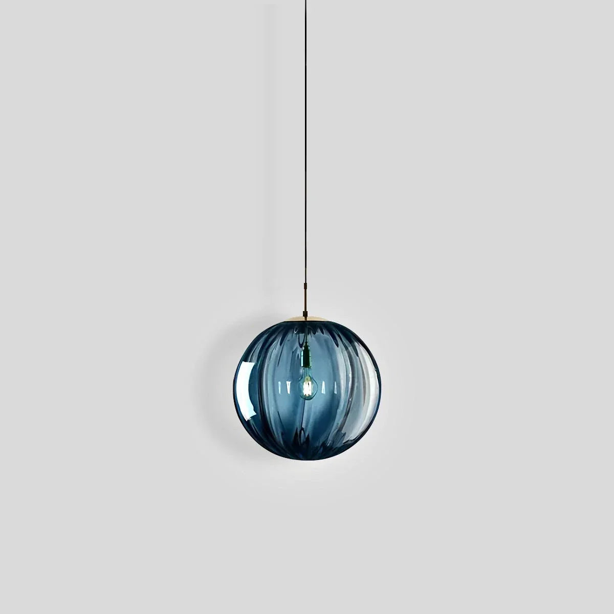 flairel Modern Nordic Water Pattern Glass Ball Pendant Light