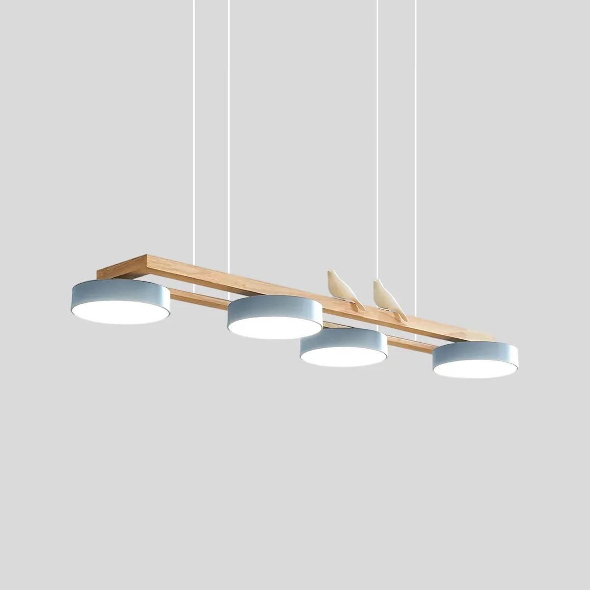 flairel Sienna Bird Long Chandelier for Dining Room