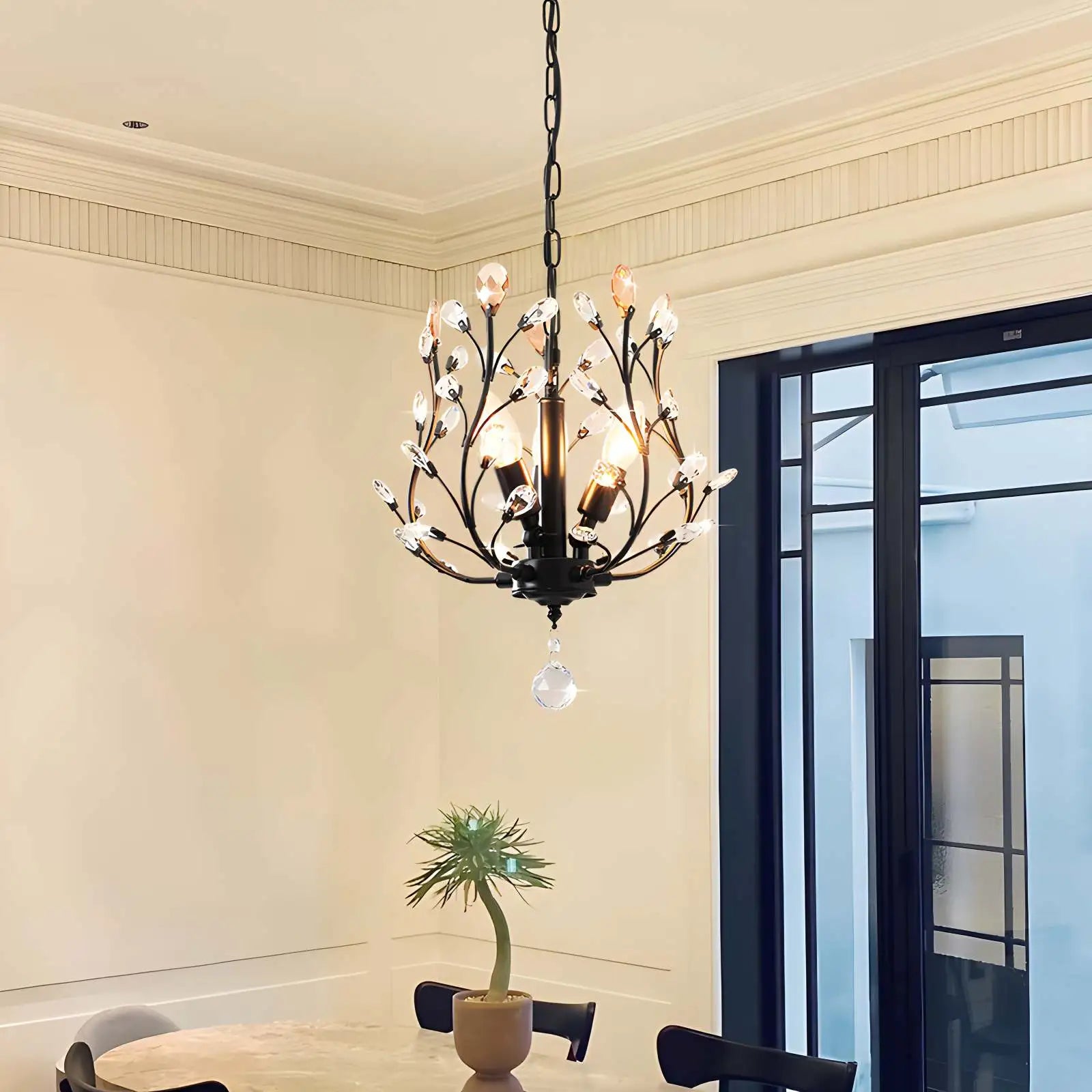 flairel Branch Crystal Chandelier for Living Room