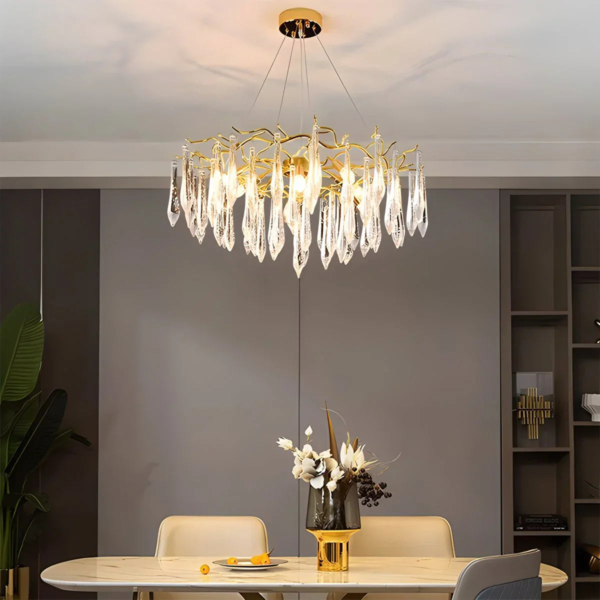 flairel Branch Water Droplet Chandelier