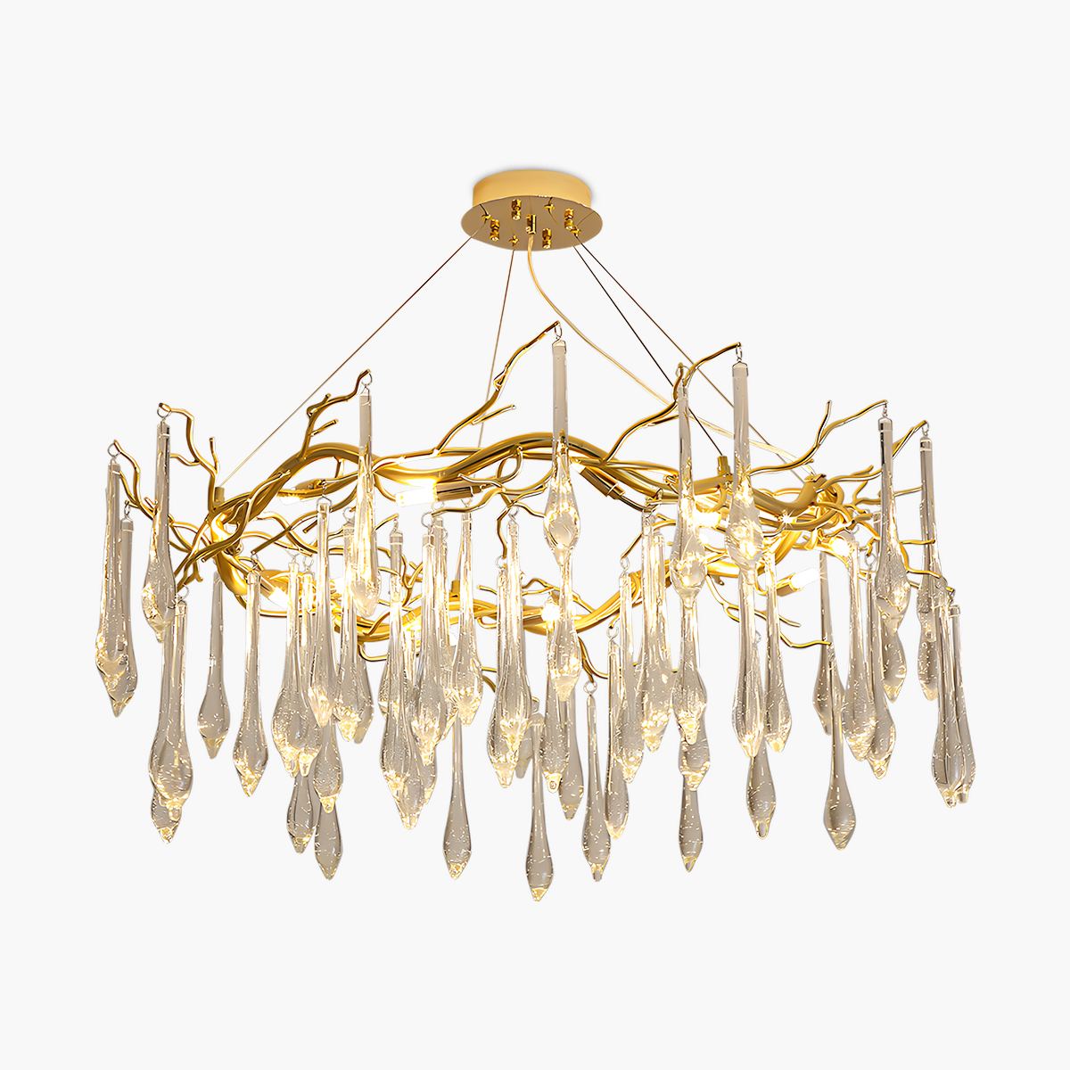 flairel Branch Water Droplet Chandelier