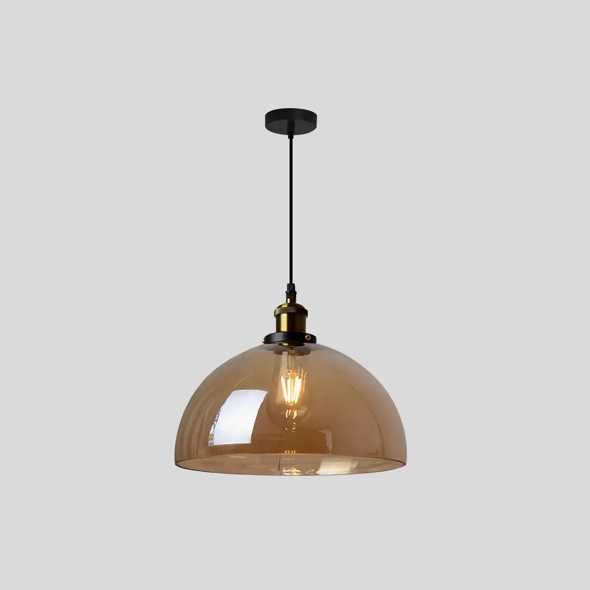 flairel Mabel Glass Pendant Light for Kitchen Island