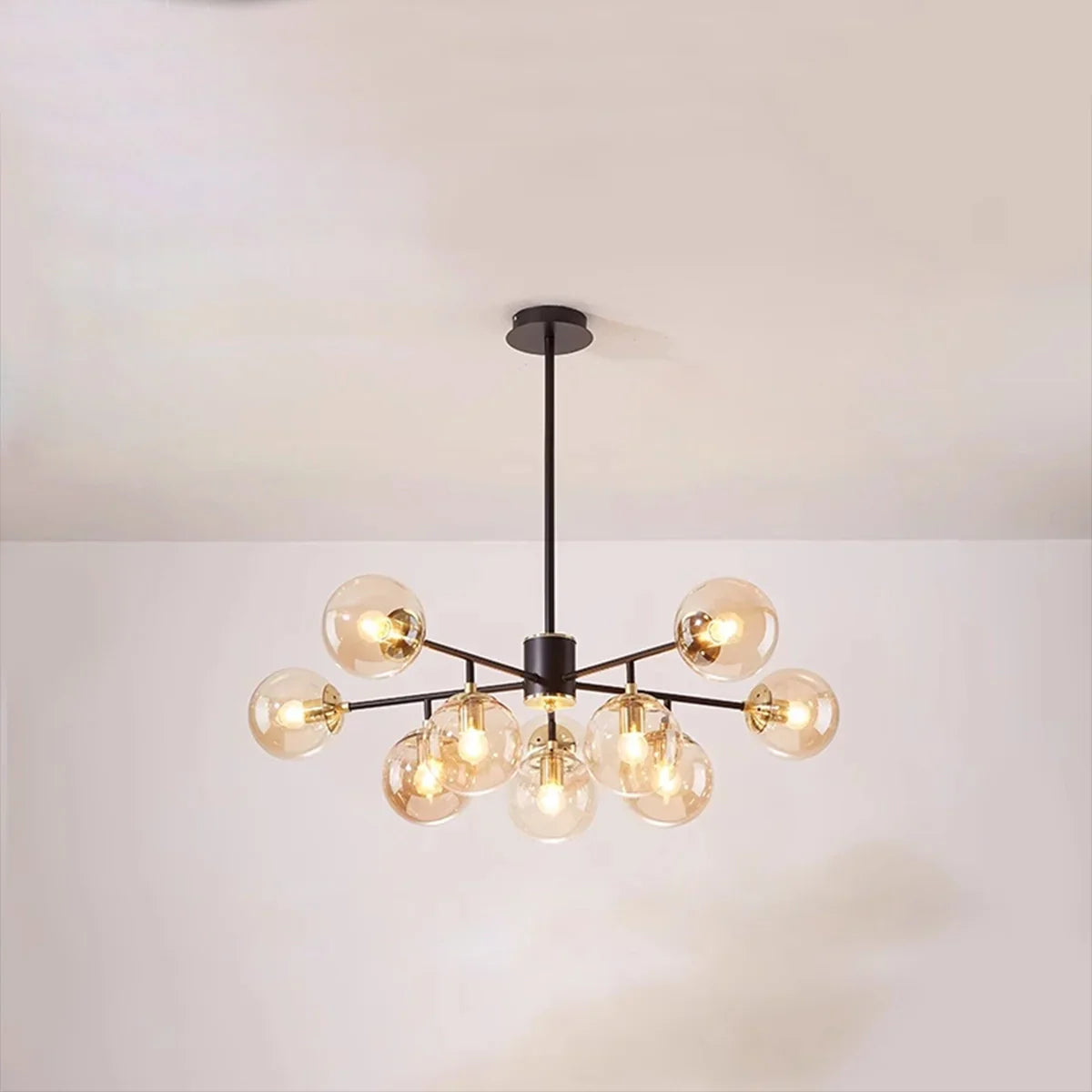 flairel Camilla Glass Chandelier for Living Room