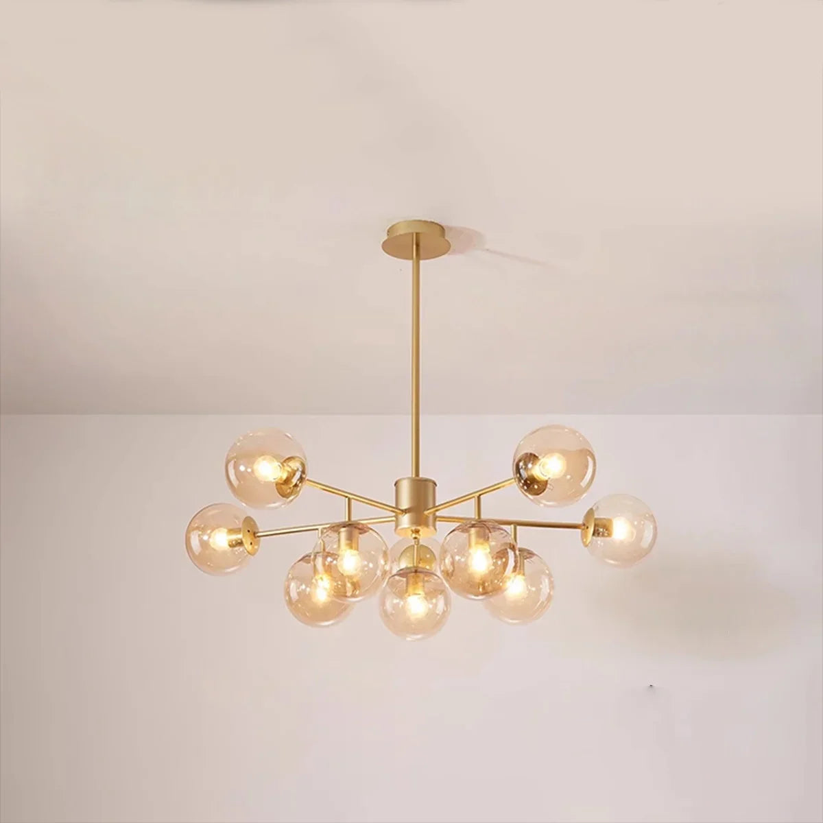 flairel Camilla Glass Chandelier for Living Room