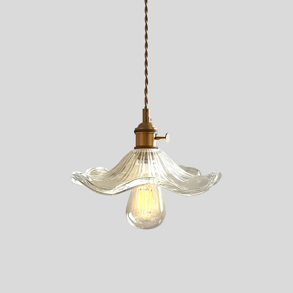 flairel Isabel Glass Pendant Light for Kitchen Island