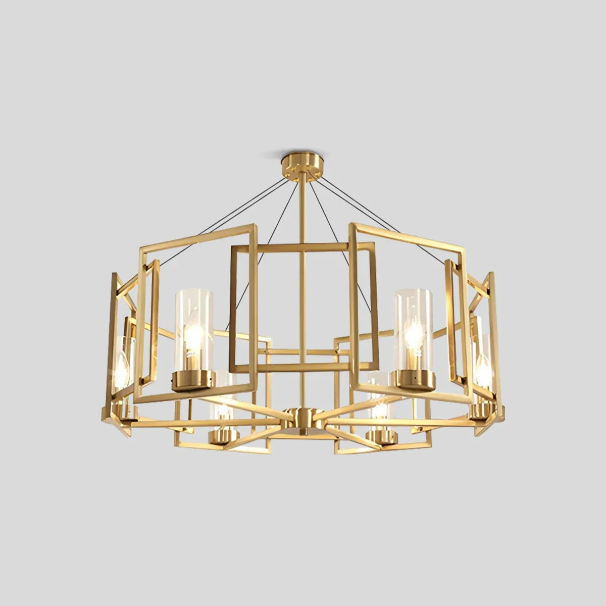 flairel Modern Luxury All Copper Chandelier