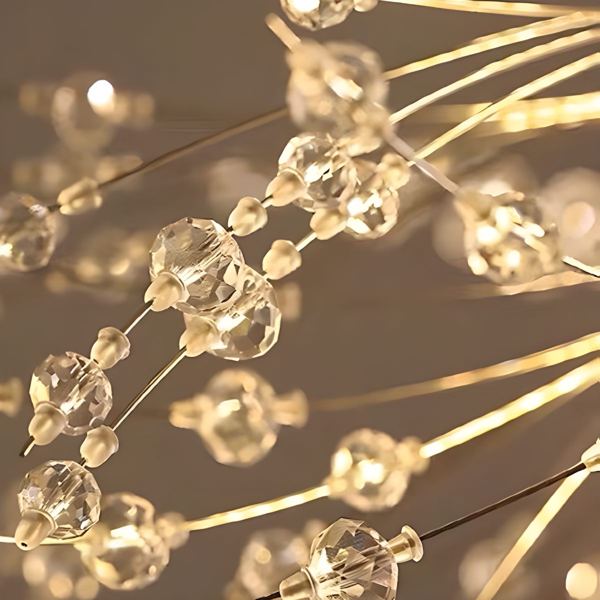flairel Charlie Dandelion Crystal Chandelier