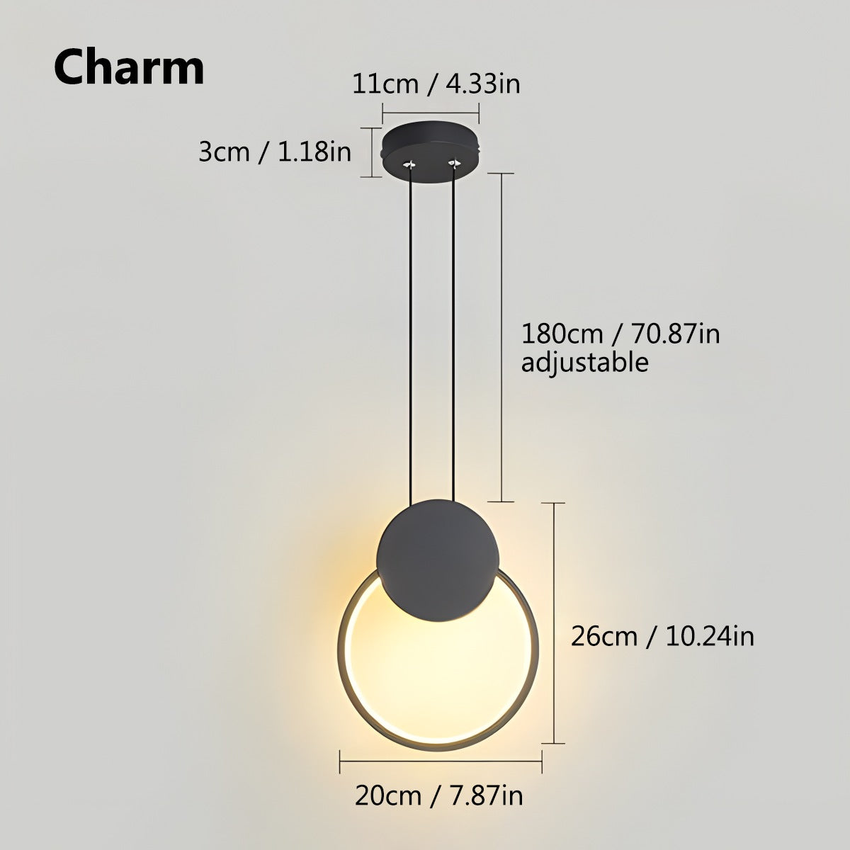 flairel Wilson Pendant Light for Dining Room Kitchen