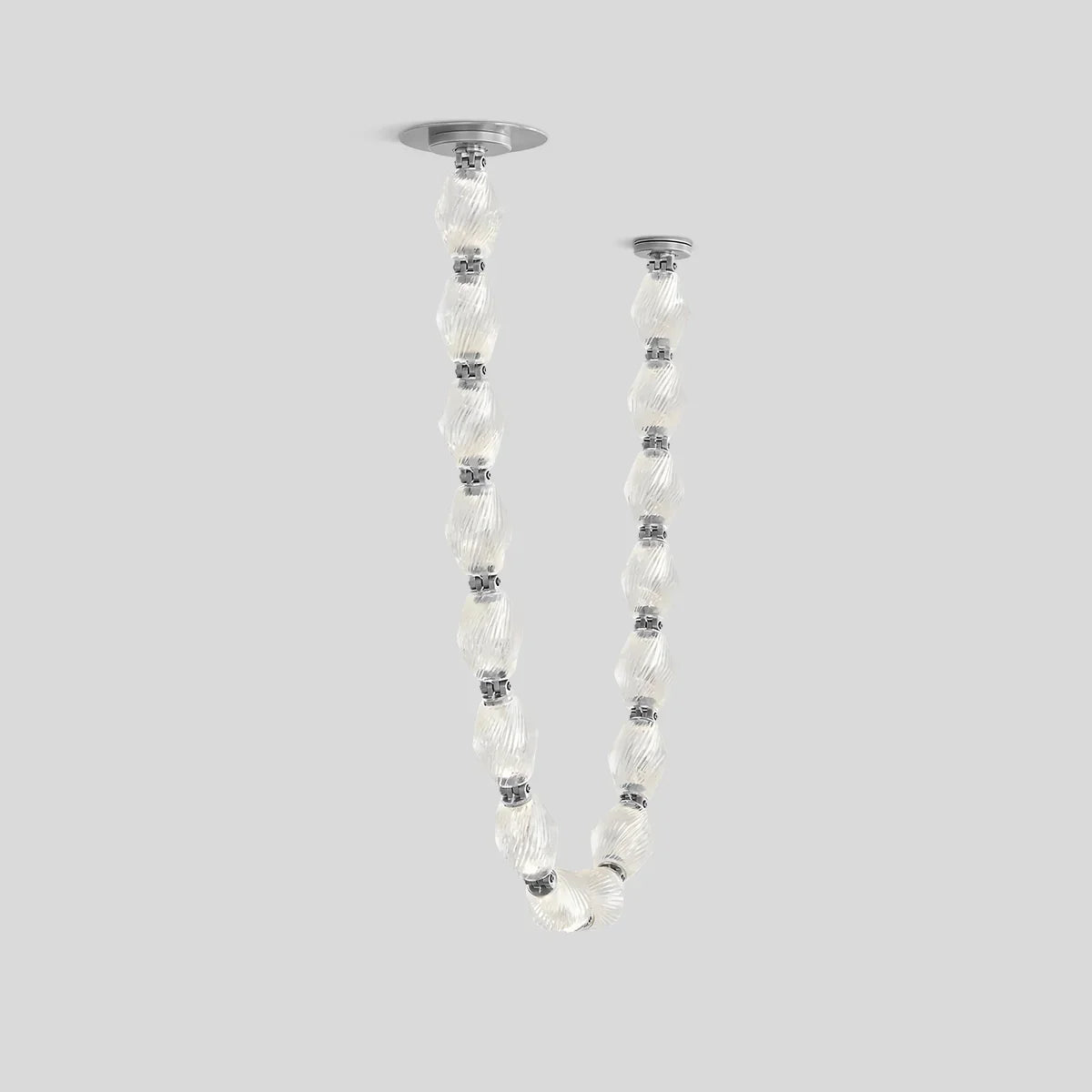 flairel Zypheria Art Deco Czech Glass Beaded Chandelier