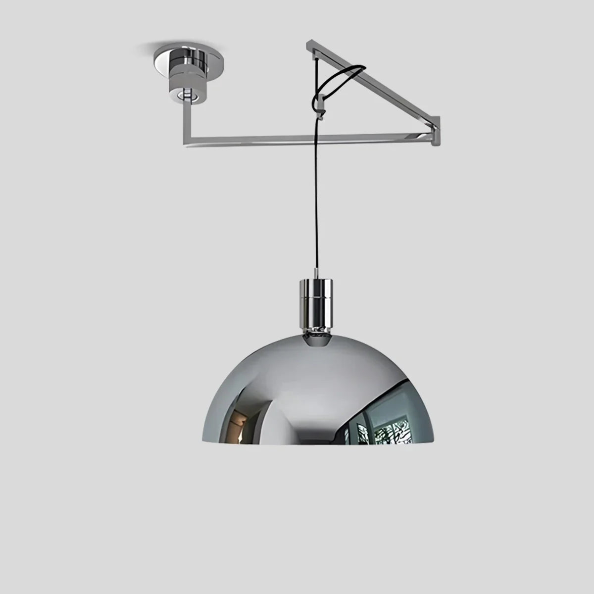 flairel Bauhaus Creative Rocker Glass Pendant Light