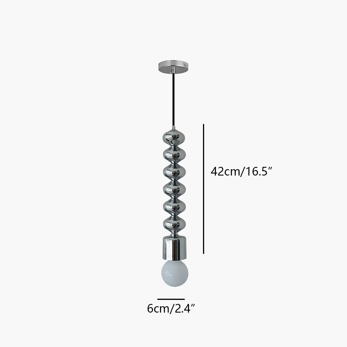 flairel Bauhaus Bead Bedside Pendant Light