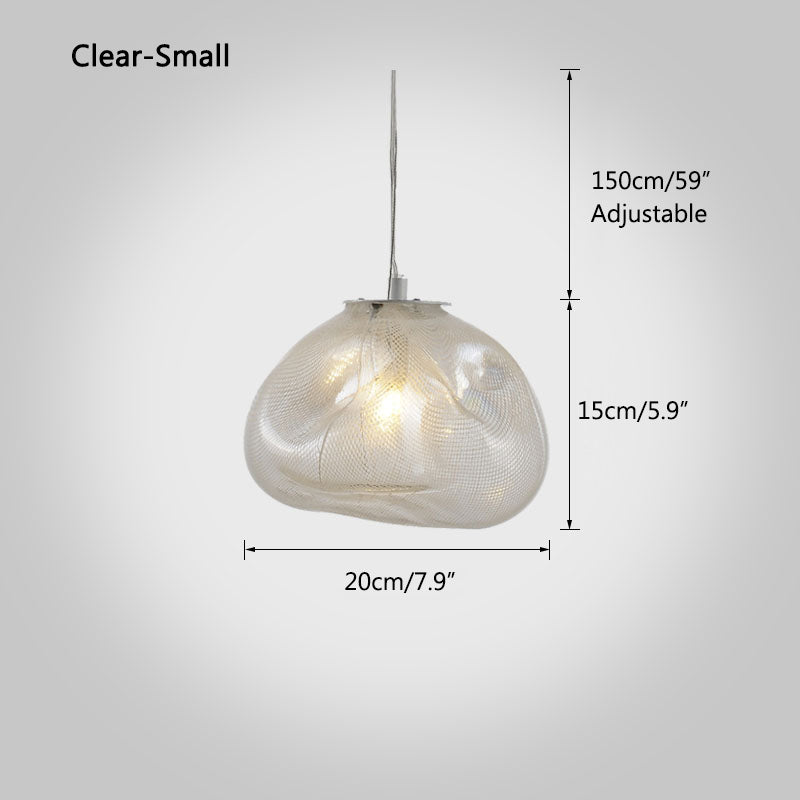 flairel Light Luxury Cloud Shape Glass Pendant Light