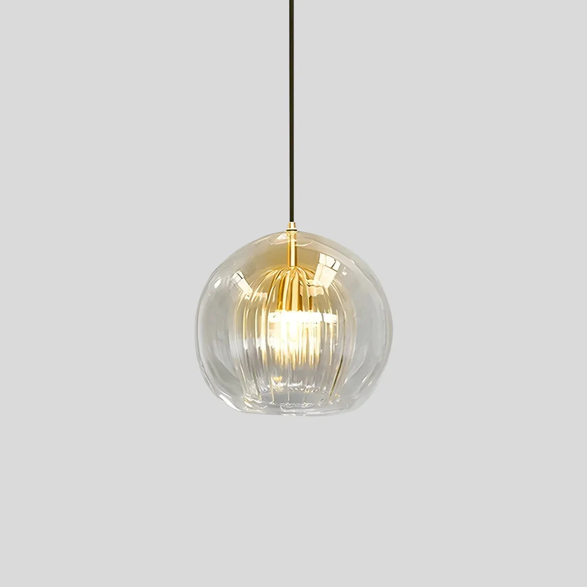 flairel Nordic Glass Globe Pendant Light for Modern Interiors