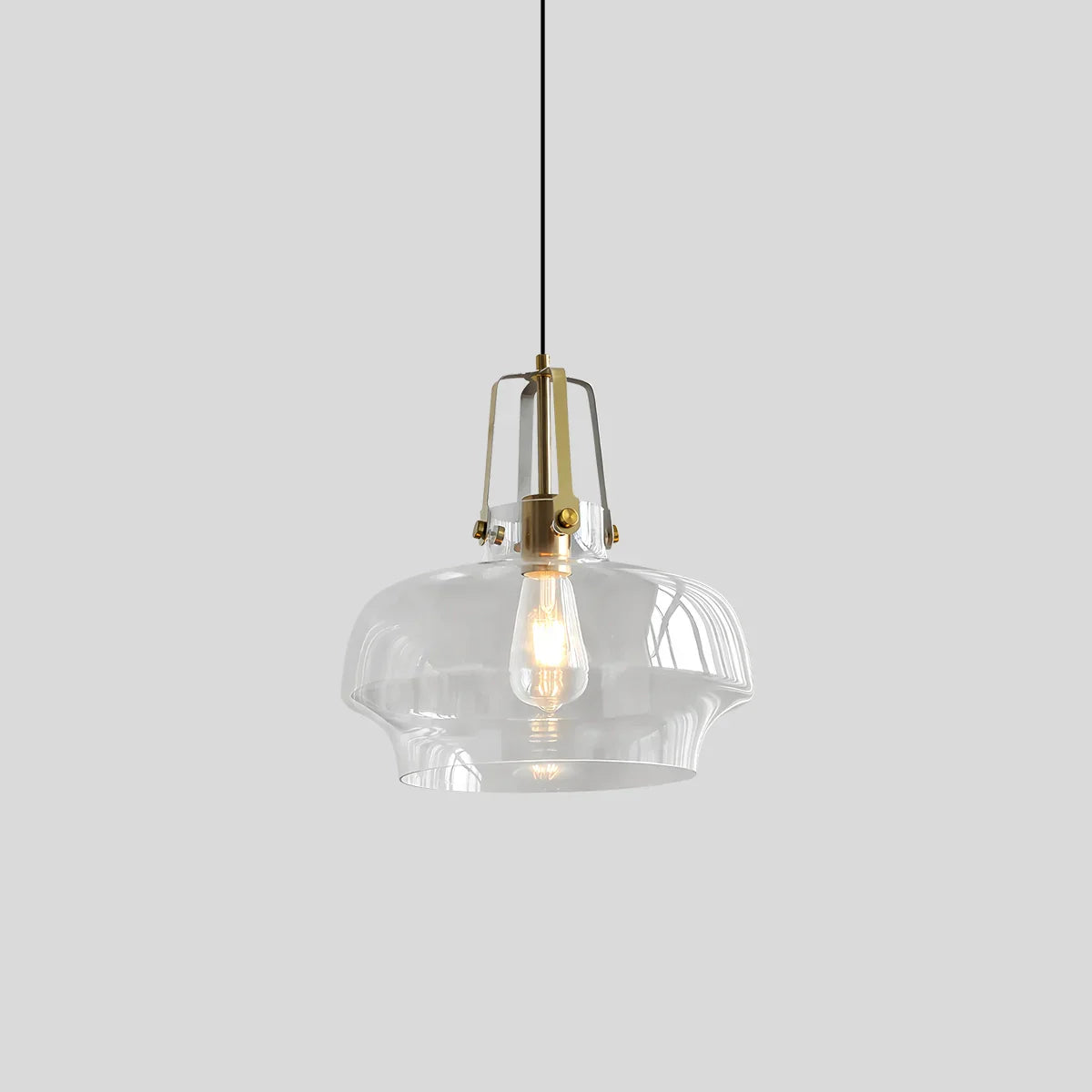 flairel Nordic Minimalist Dining Room Glass Pendant Light