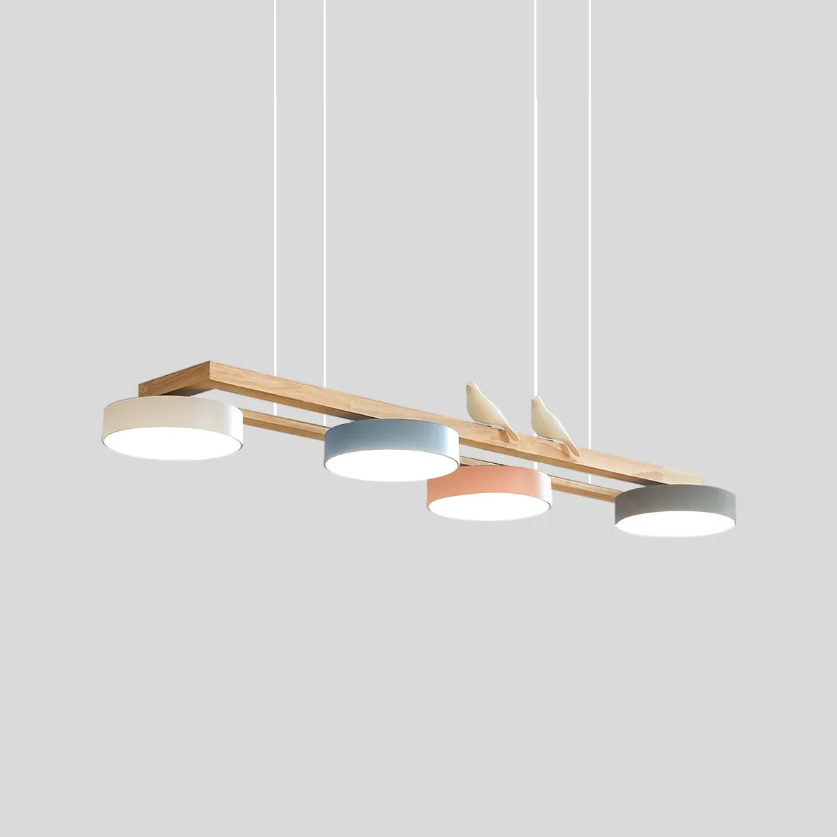 flairel Sienna Bird Long Chandelier for Dining Room