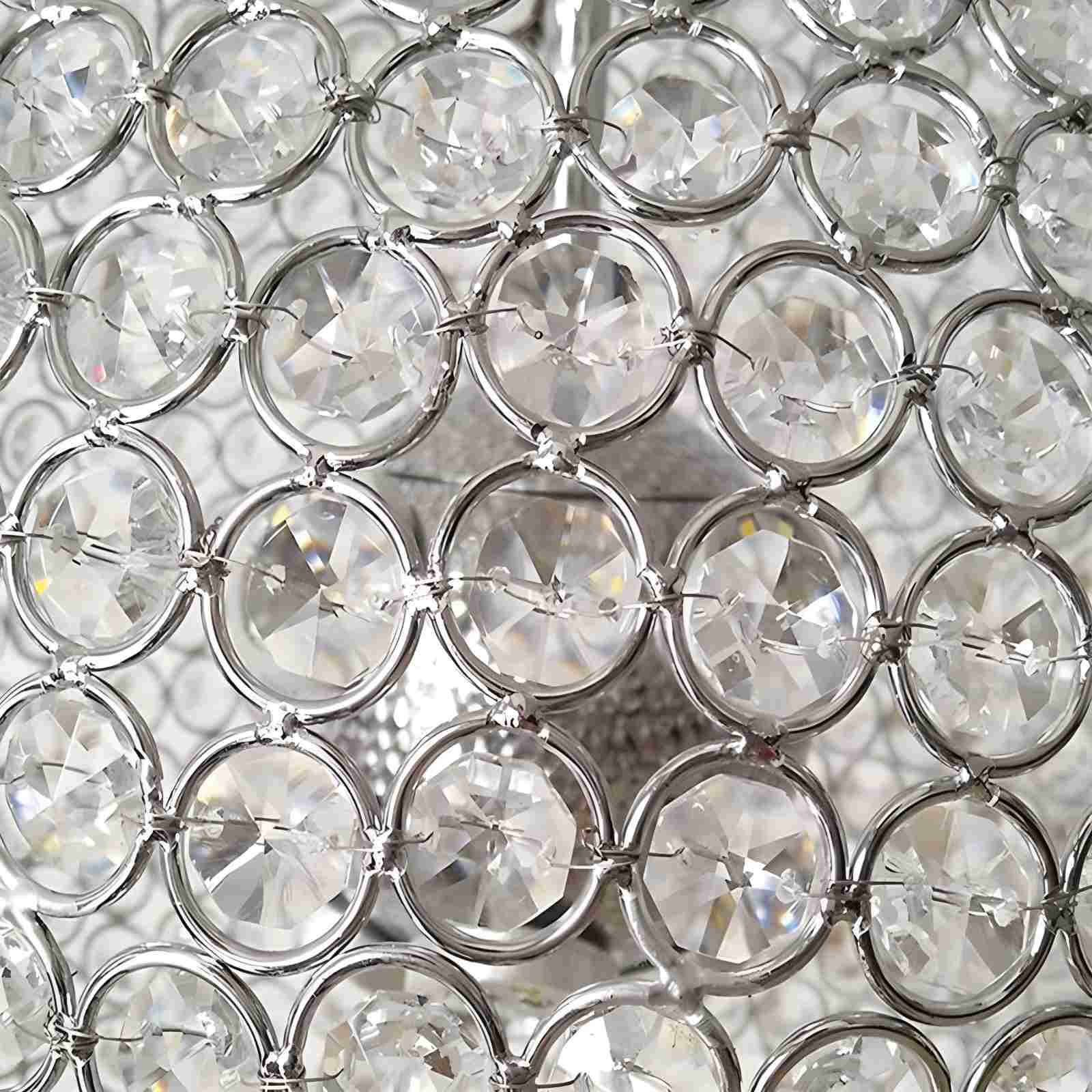 flairel Creative Crystal Ball Chandelier for Dining Room