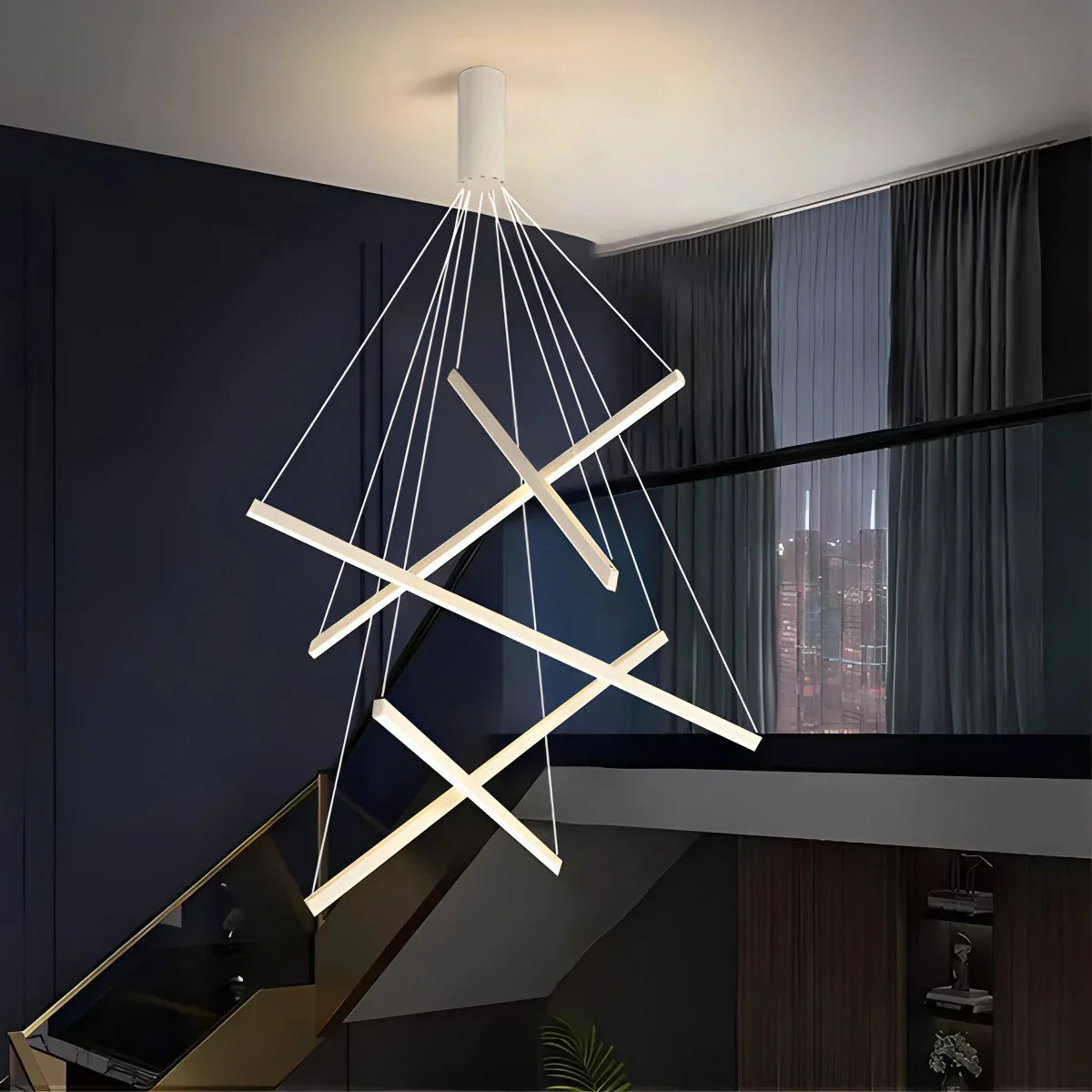 flairel Custom Multi Light Sticks LED Chandelier