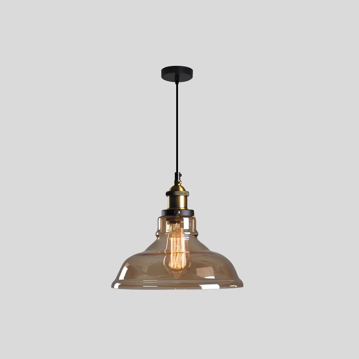 flairel Mabel Glass Pendant Light for Kitchen Island