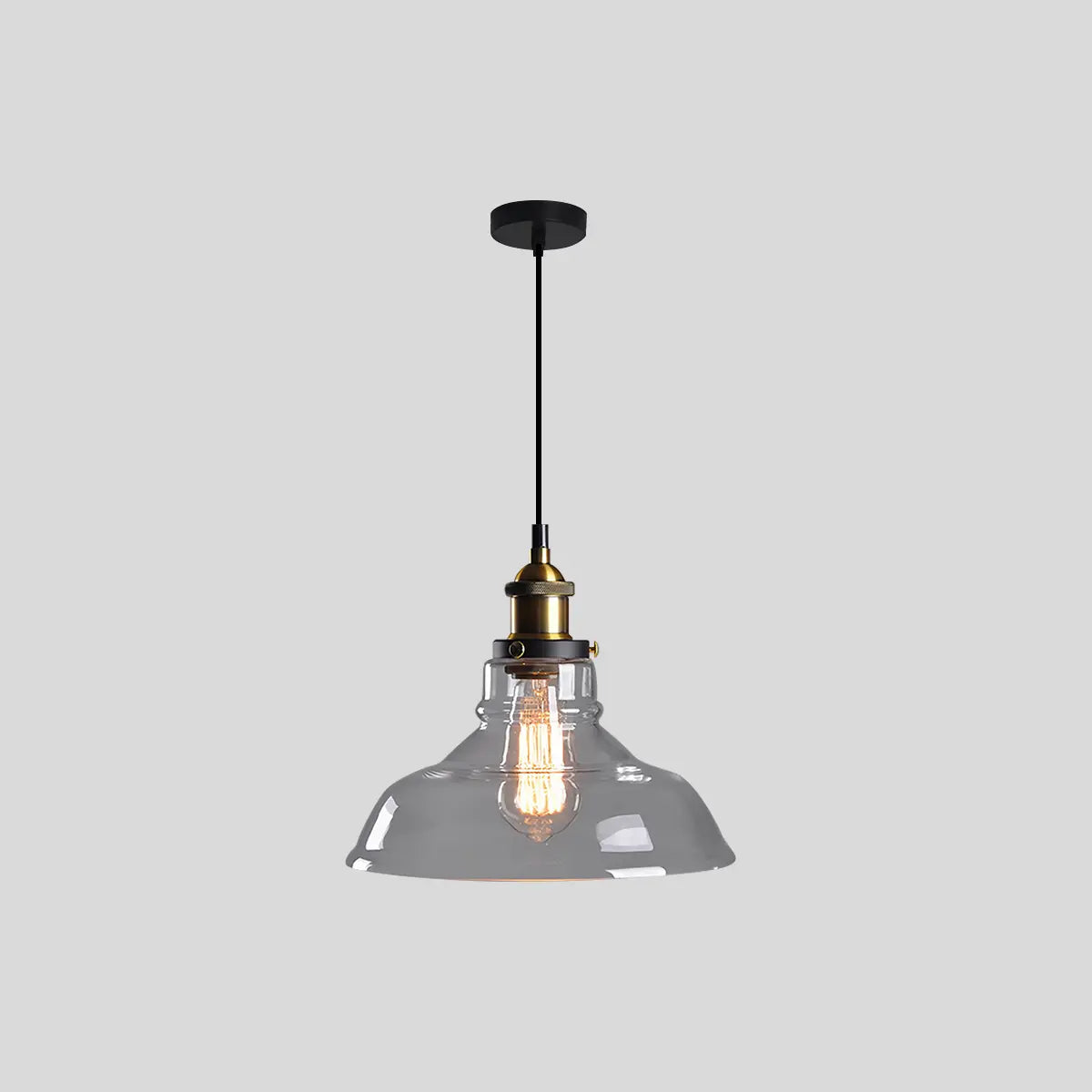 flairel Mabel Glass Pendant Light for Kitchen Island