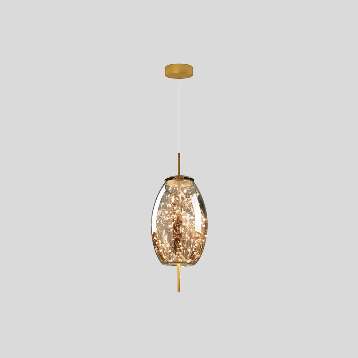 flairel Twirl Modern Pendant Light for Bedroom