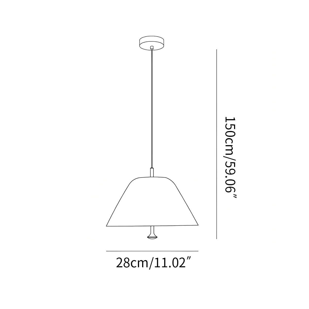 flairel Minimalist Pendant Lamp for Dining Room
