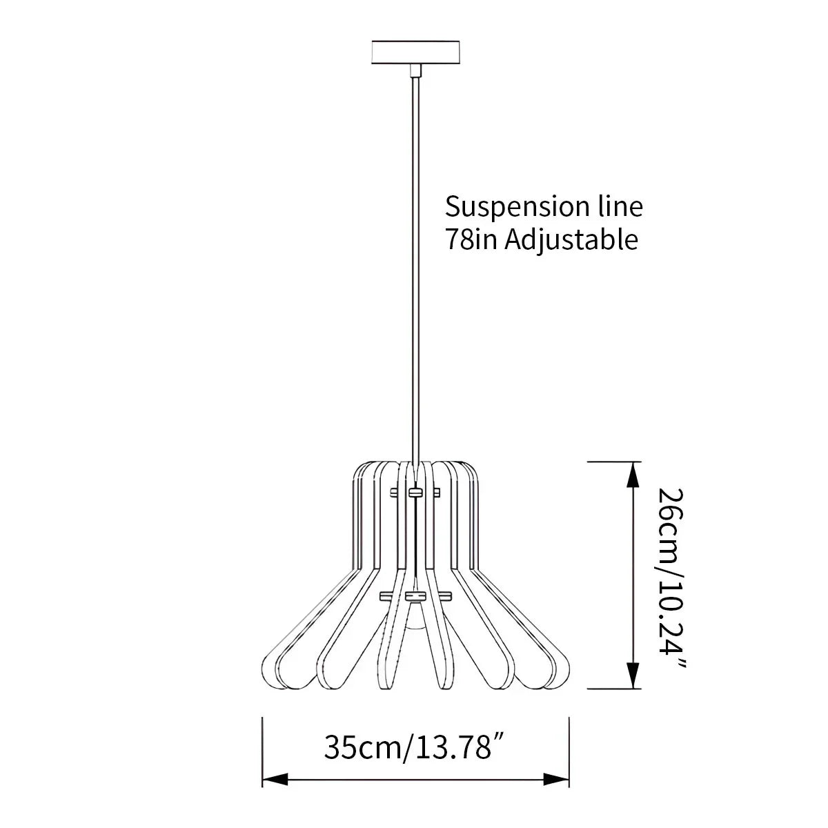 flairel Nordic Octopus Felt Acoustic Pendant Light