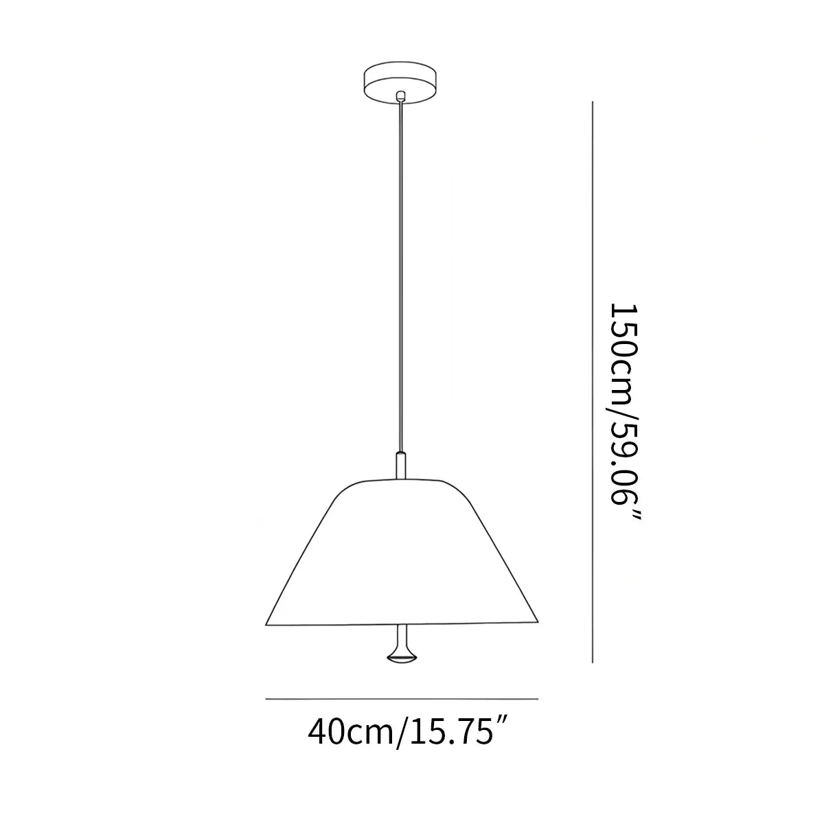 flairel Minimalist Pendant Lamp for Dining Room