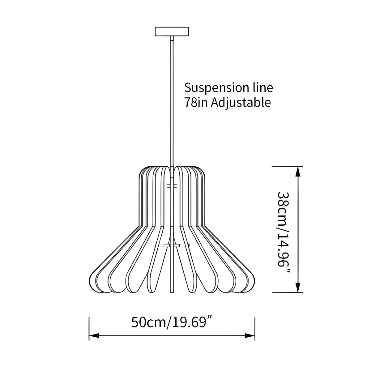 flairel Nordic Octopus Felt Acoustic Pendant Light