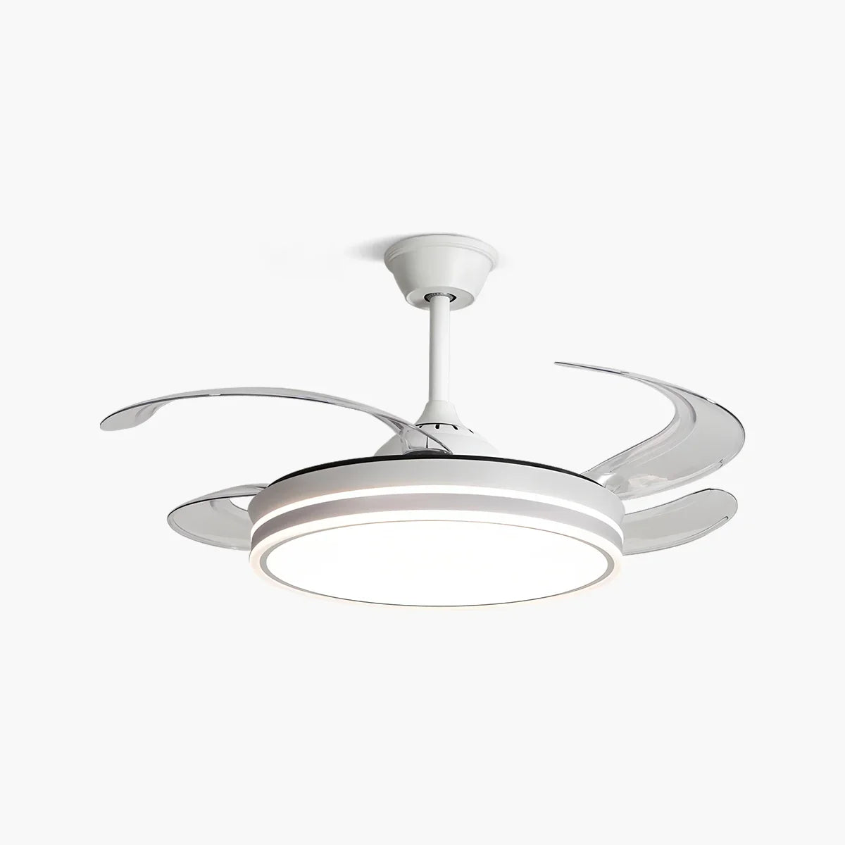 flairel Modern Ceiling Fan with LED Light & Remote Control