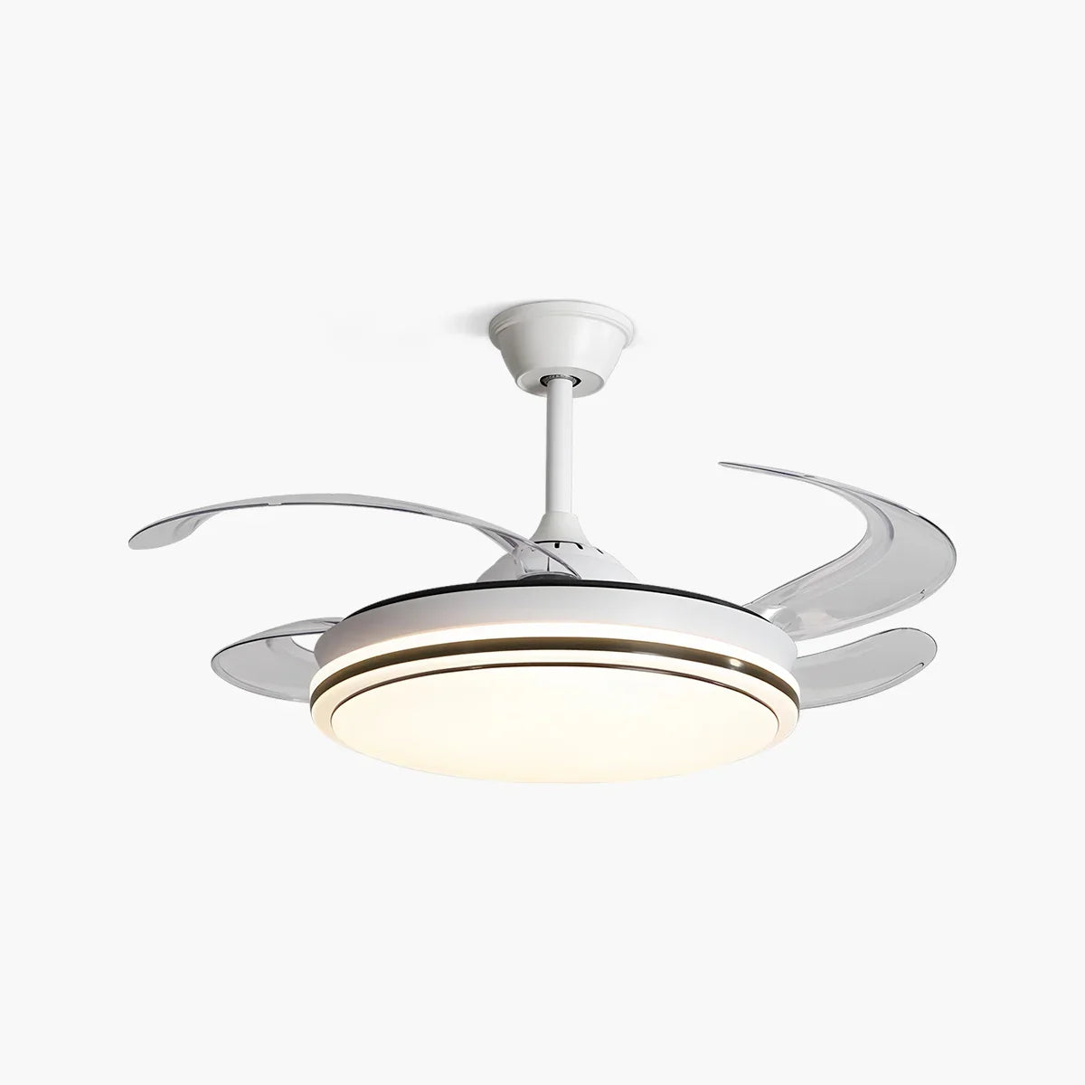 flairel Modern Remote Control Ceiling Fan with LED Light