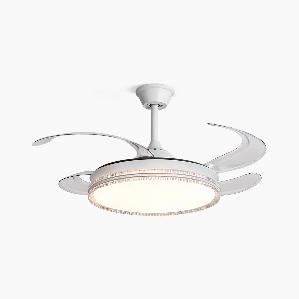 flairel Modern LED Ceiling Fan Lights with Remote Control
