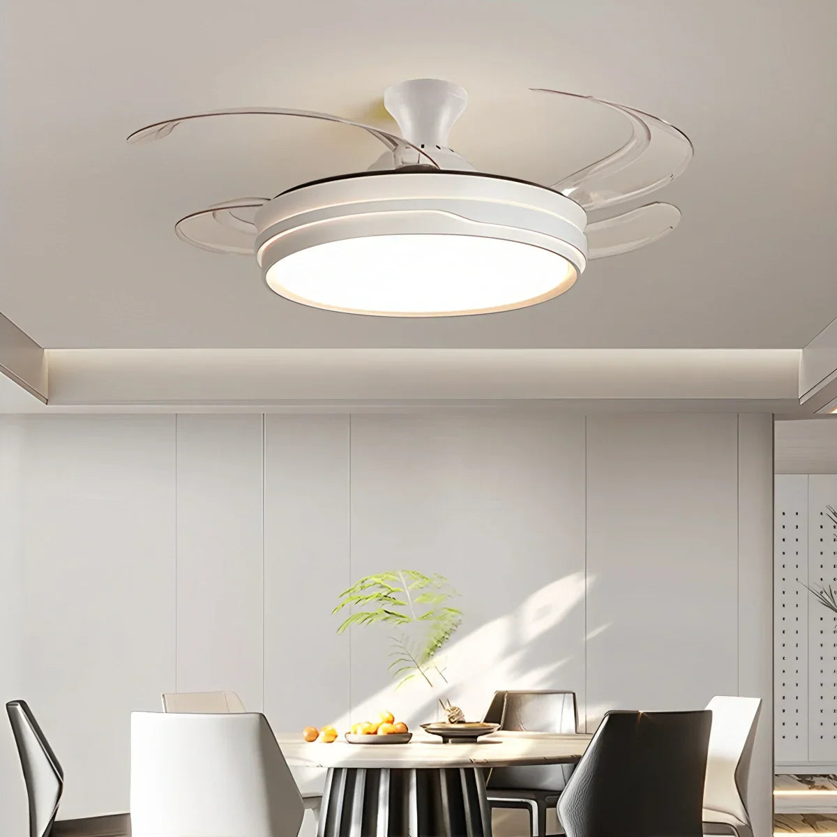 flairel LED Ceiling Fan Light with Remote Control