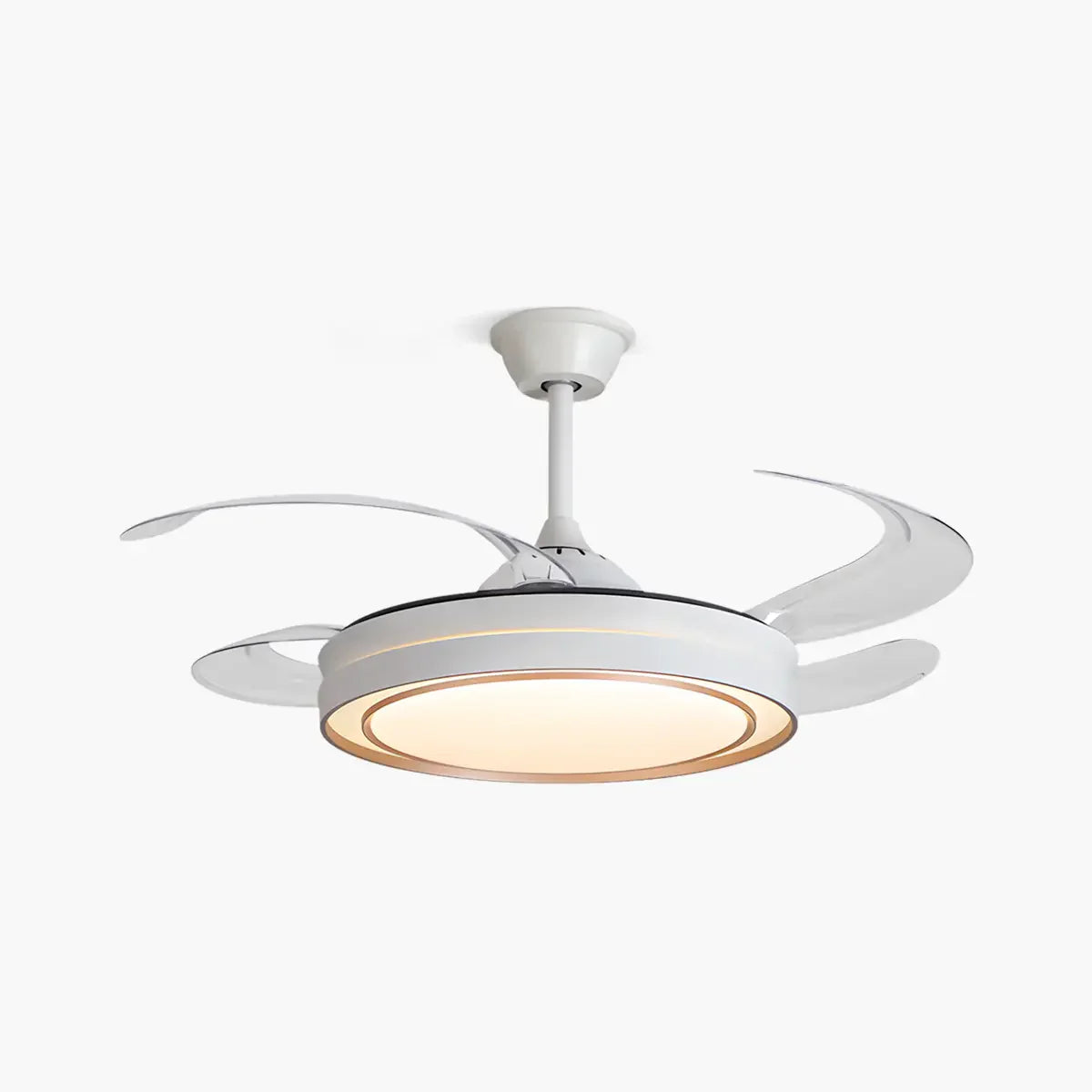 flairel Modern Round Ceiling Fan Light with Remote Control
