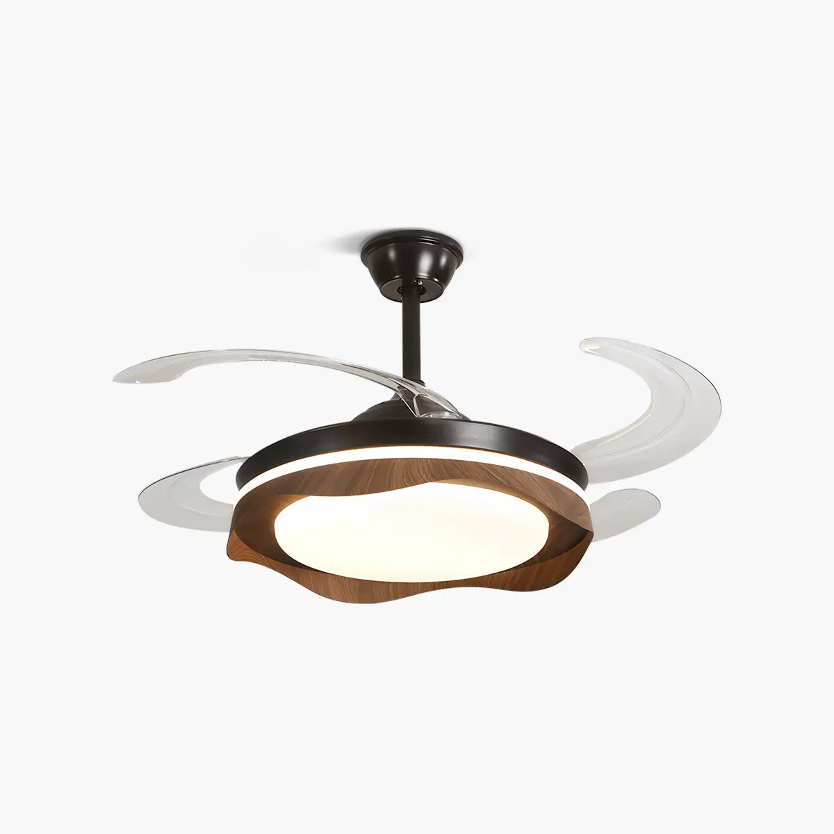 flairel Retractable Blade Ceiling Fan with Light