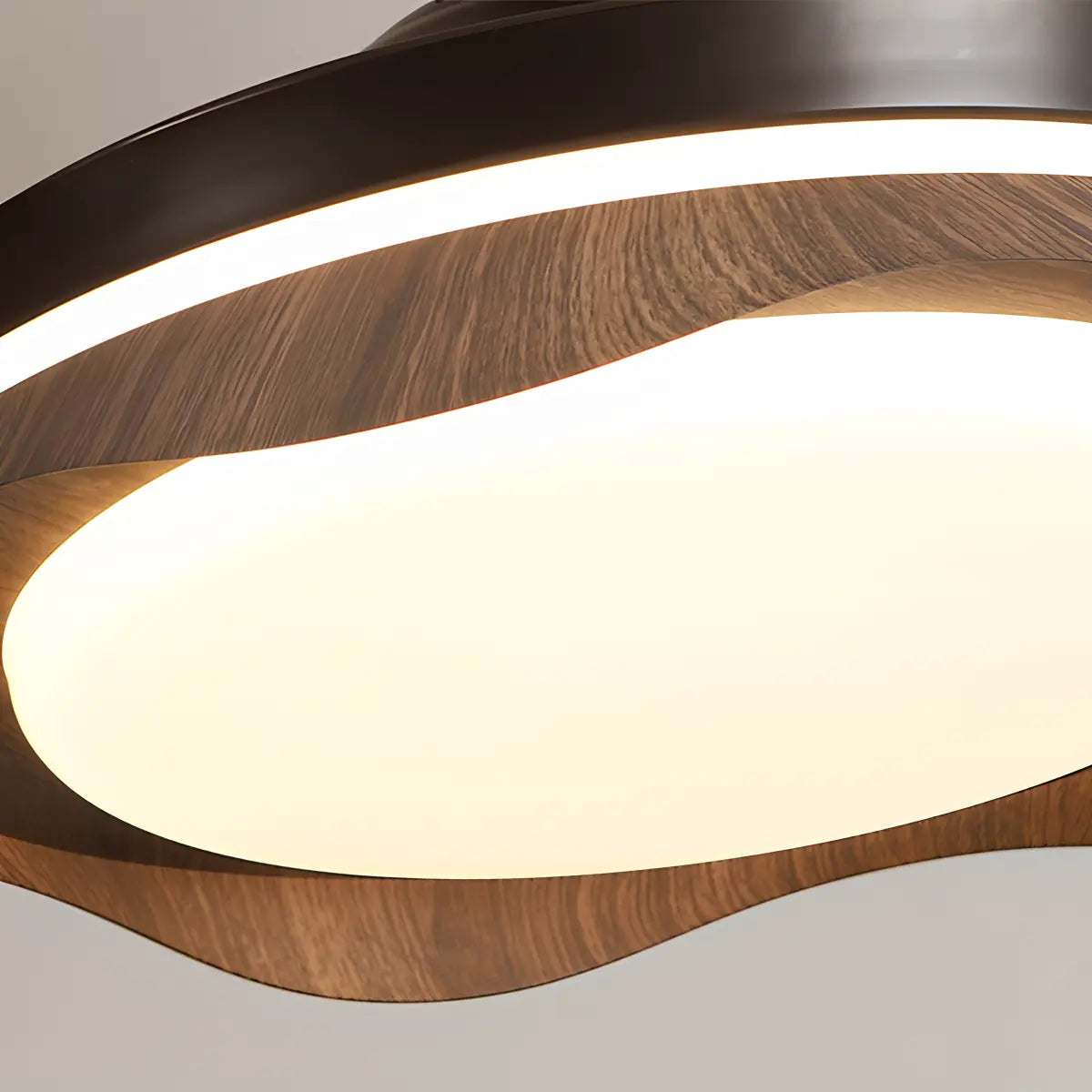 flairel Retractable Blade Ceiling Fan with Light