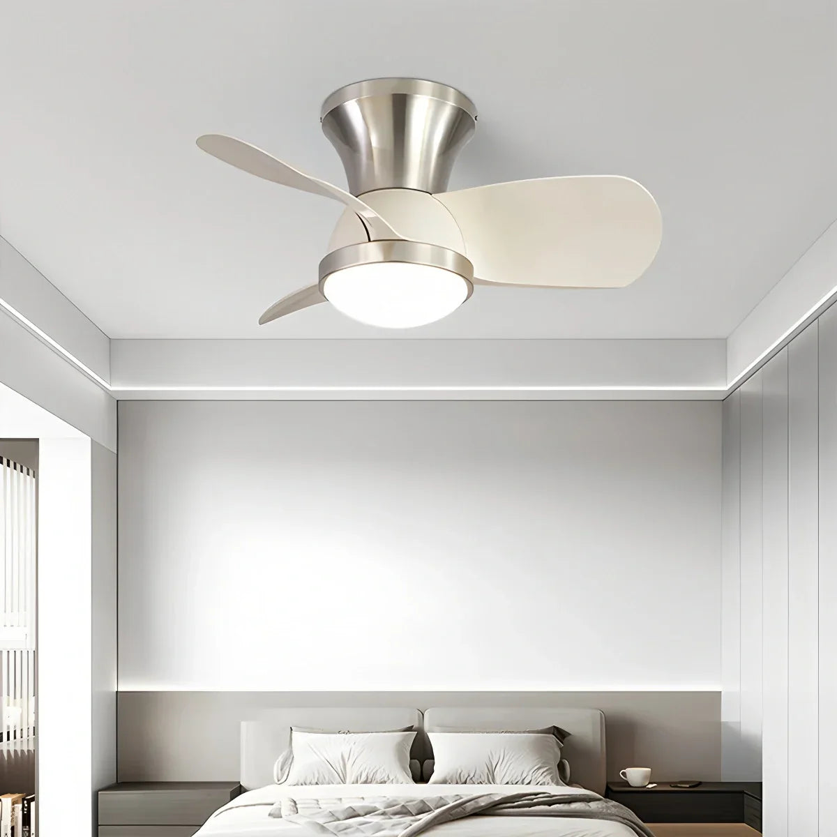 flairel Simple Ceiling Fan Light for Children's Room
