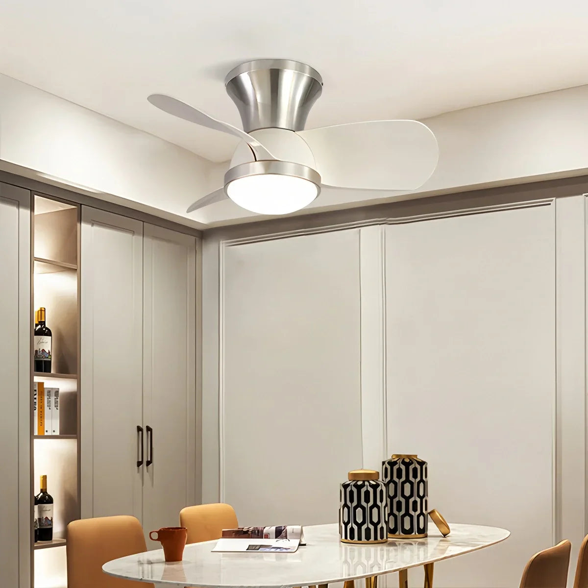 flairel Simple Ceiling Fan Light for Children's Room