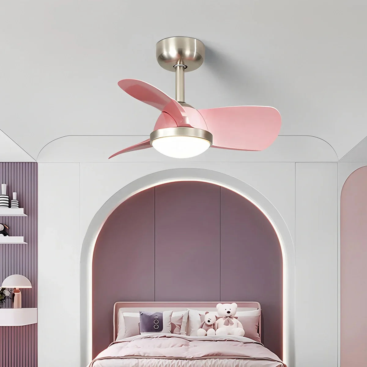 flairel Simple Ceiling Fan Light for Children's Room