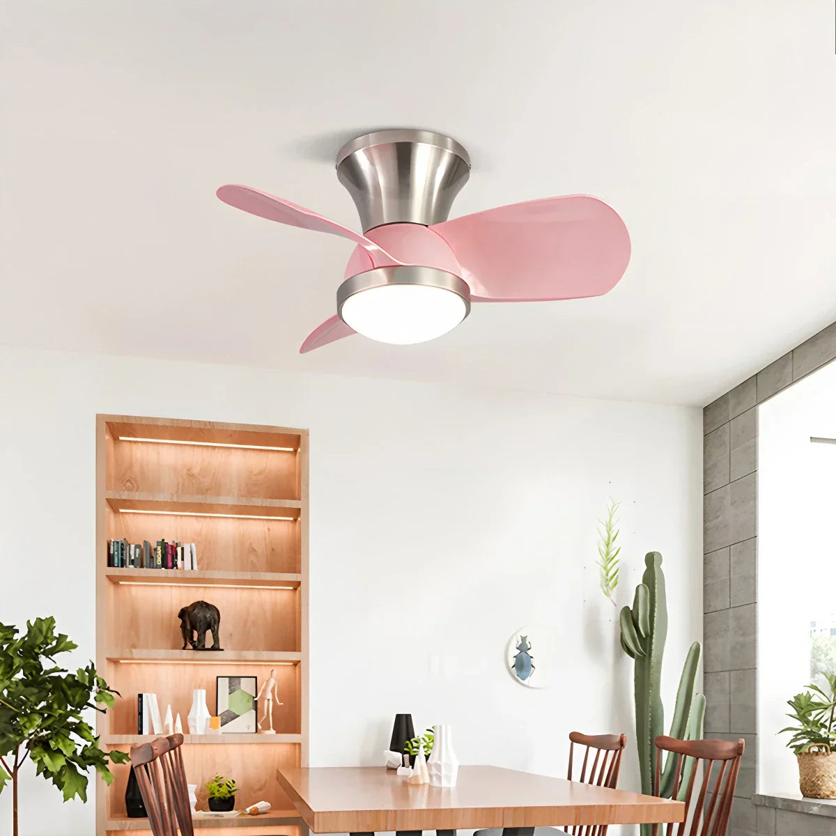 flairel Simple Ceiling Fan Light for Children's Room
