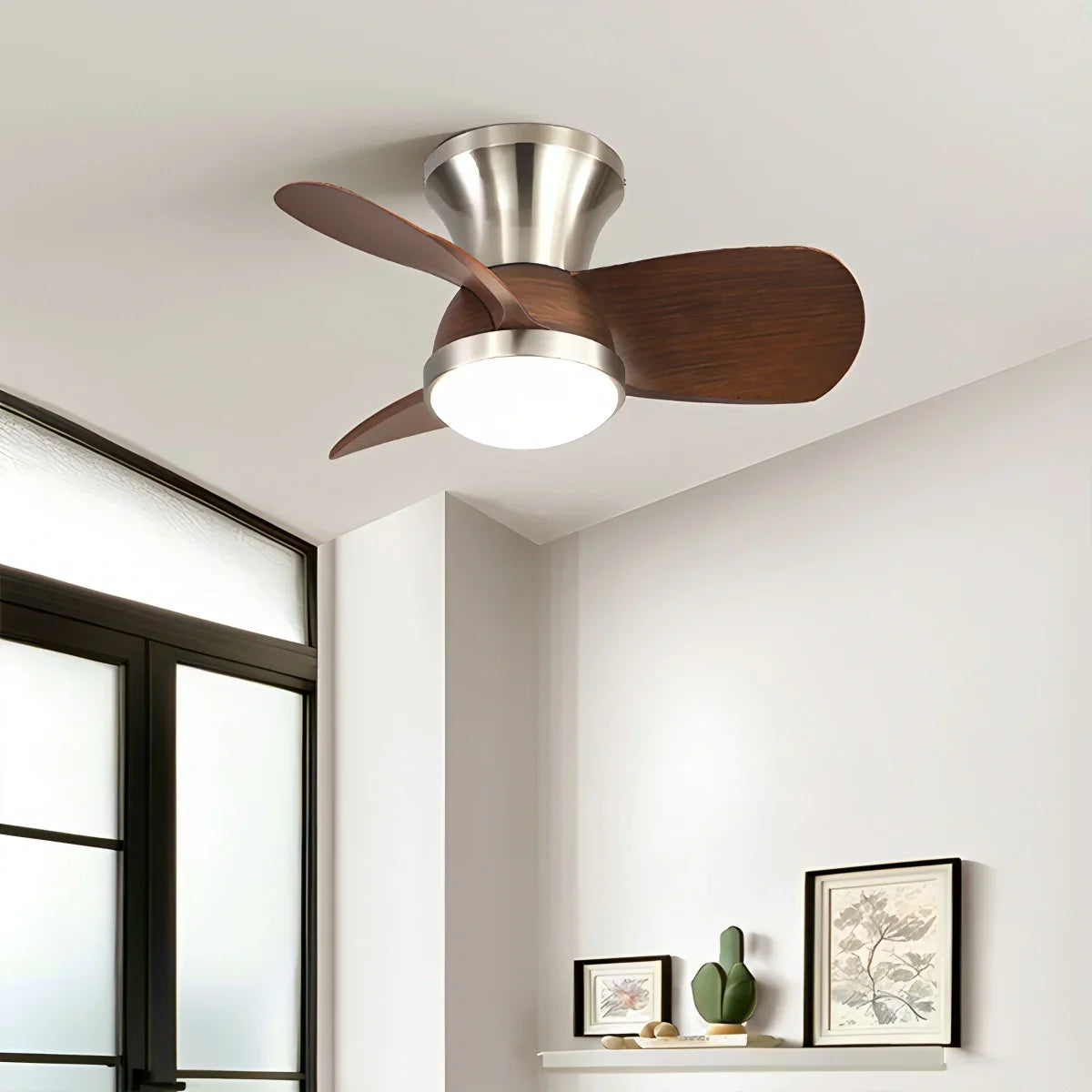 flairel Simple Ceiling Fan Light for Children's Room