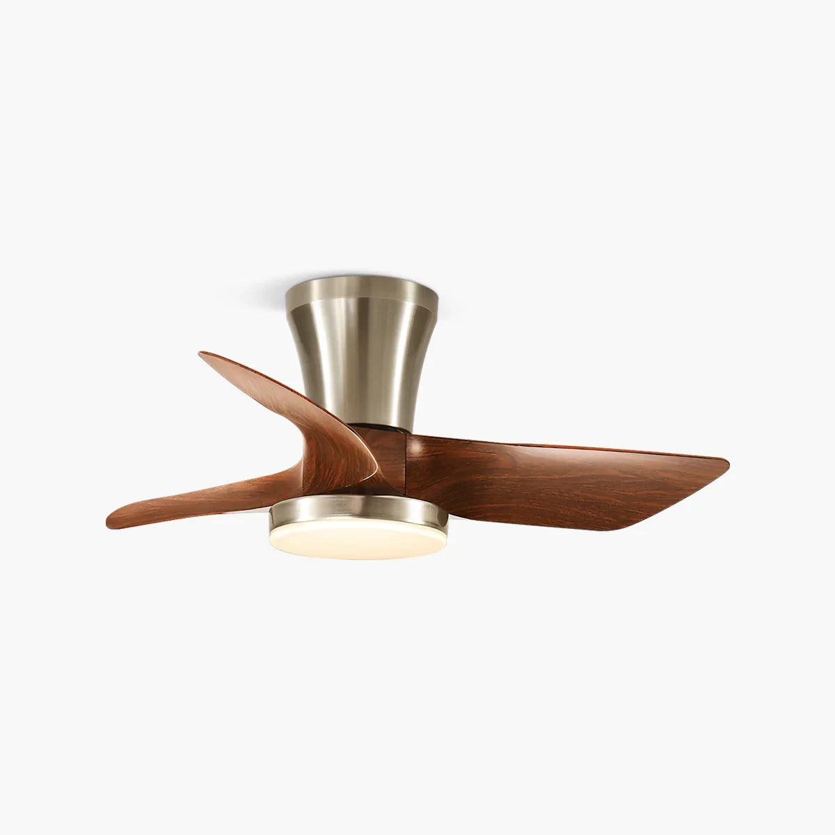 flairel Nordic LED Ceiling Fan with Light for Living Room