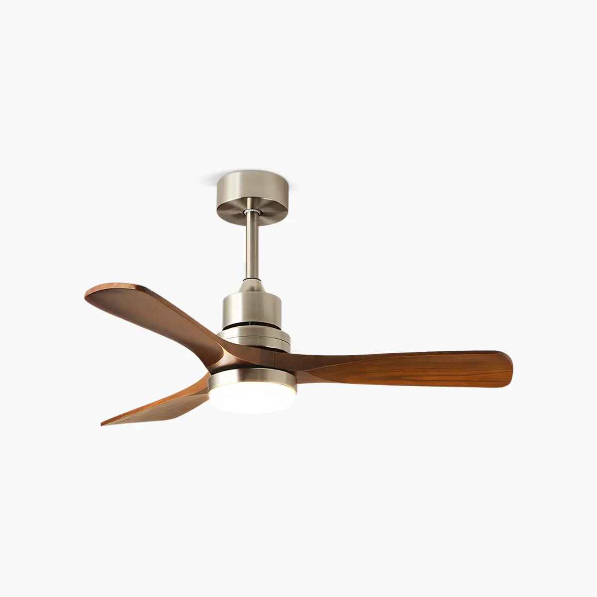 flairel American Retro 3-Blade Ceiling Fan with Light