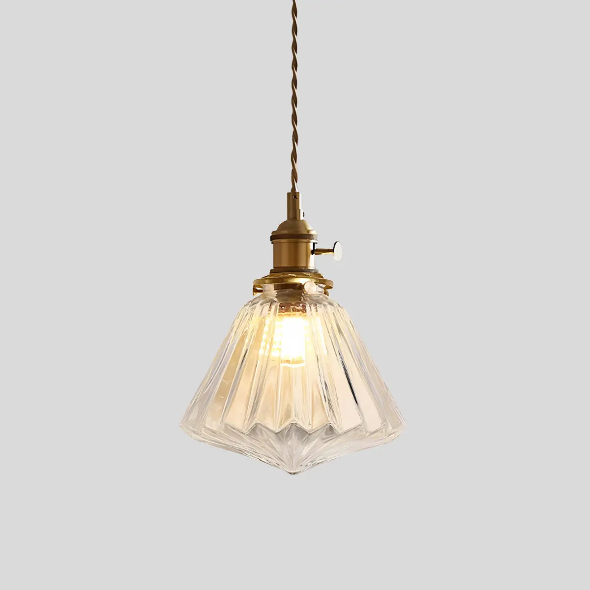 flairel Isabel Glass Pendant Light for Kitchen Island